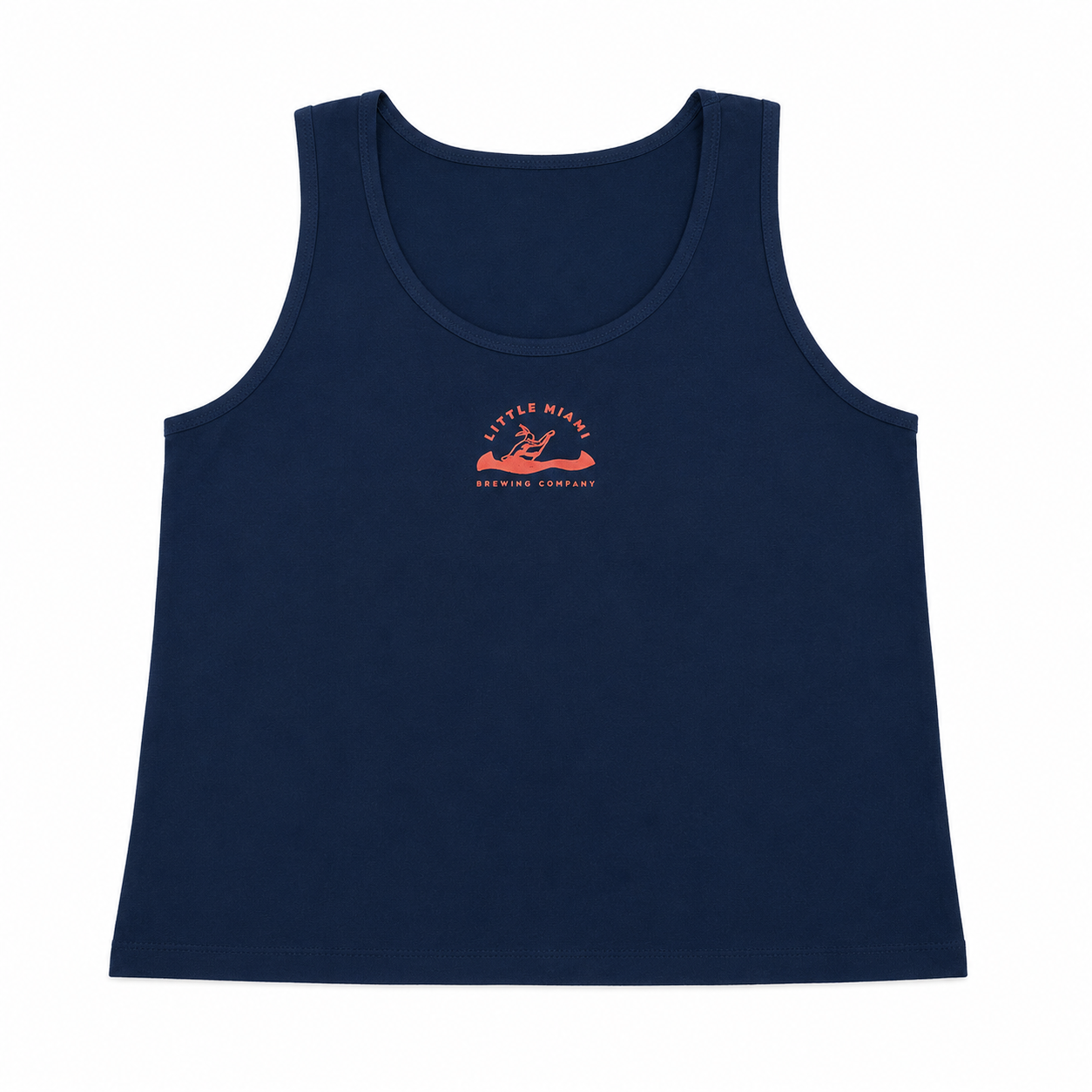 Canoe Logo Navy Tank - Ladies