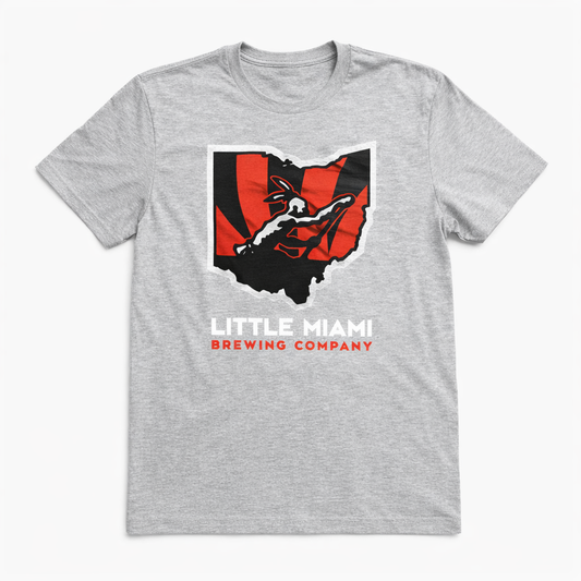 Tee - Ohio Logo Stripes - Short Sleeve