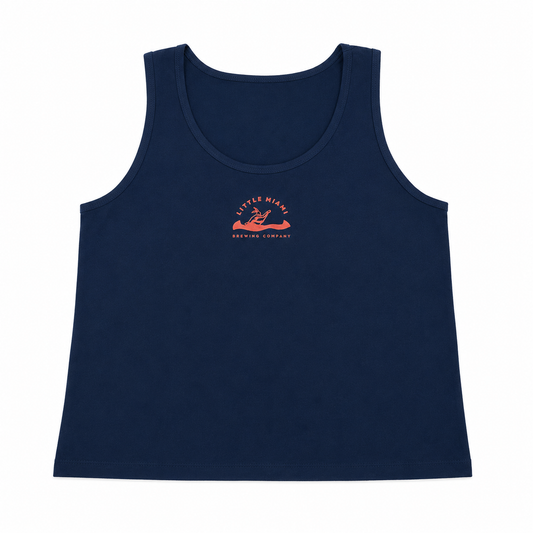 Canoe Logo Navy Tank - Ladies