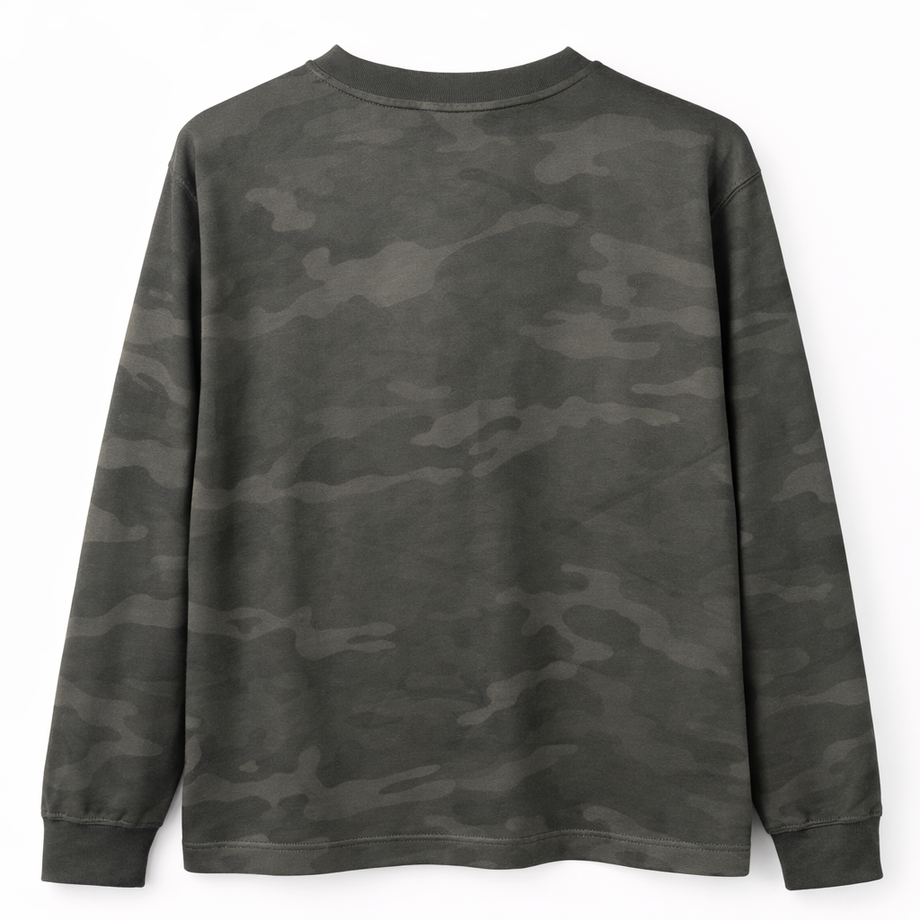 Canoe Camo Crewneck