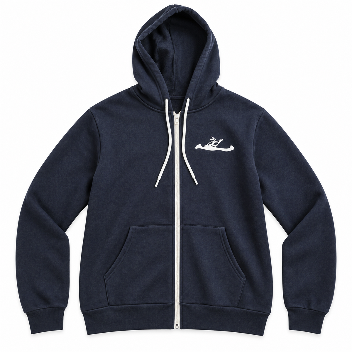 Canoe Logo Zip Up Hoodie