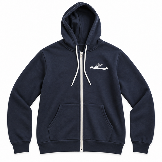 Canoe Logo Zip Up Hoodie